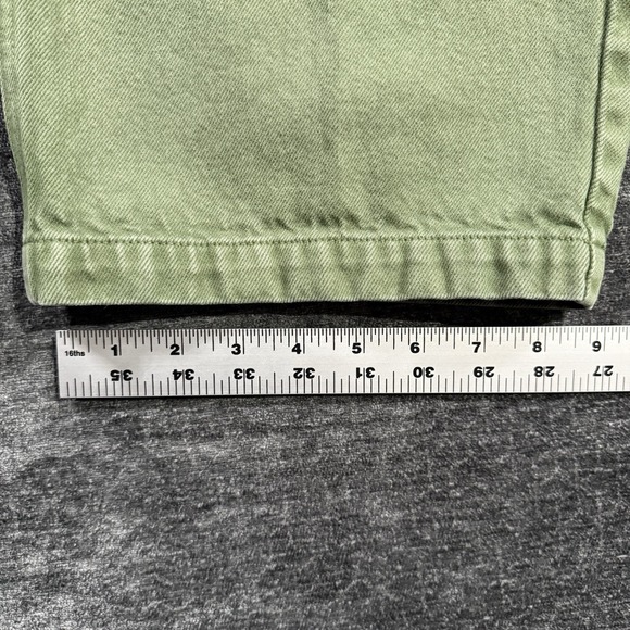 J Crew Relaxed Cargo Pants Women's Size 28 Green Tapered Heavy Weigh Twill BW526 - Picture 10 of 16